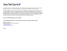 Tablet Screenshot of deepfieldcapital.com